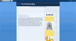 Desktop Screenshot of dietbookblog.blogspot.com