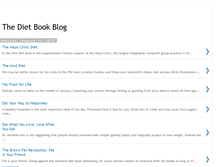 Tablet Screenshot of dietbookblog.blogspot.com