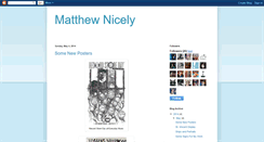 Desktop Screenshot of matthewnicely.blogspot.com