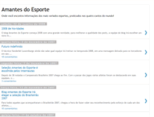 Tablet Screenshot of amantesdoesporte.blogspot.com