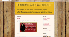 Desktop Screenshot of costumewoodshedding.blogspot.com