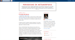 Desktop Screenshot of periodismoenmetamorfosis.blogspot.com