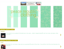 Tablet Screenshot of peacerepublicclothing.blogspot.com