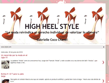 Tablet Screenshot of highheelstyle.blogspot.com