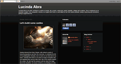 Desktop Screenshot of lucindaabra.blogspot.com