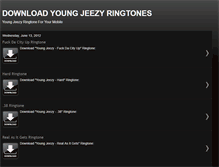 Tablet Screenshot of download-young-jeezy-ringtones.blogspot.com