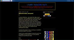 Desktop Screenshot of learntagalogeasy.blogspot.com