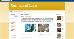 Desktop Screenshot of curriesandcakes.blogspot.com