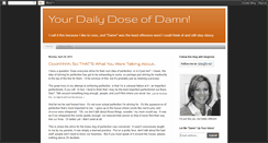 Desktop Screenshot of dailydoseofdamn.blogspot.com