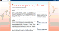 Desktop Screenshot of matematicaparaengenheiros.blogspot.com