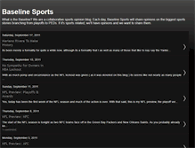 Tablet Screenshot of baselinesports.blogspot.com