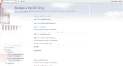 Desktop Screenshot of bizcredit.blogspot.com