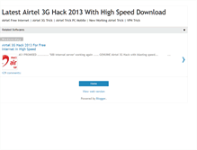 Tablet Screenshot of hackairtel3g.blogspot.com