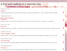 Tablet Screenshot of afrogwentwalkingonasummersday.blogspot.com