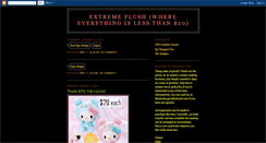 Desktop Screenshot of extremeplush.blogspot.com