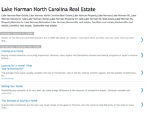 Tablet Screenshot of lakenormannorthcarolinarealestate.blogspot.com