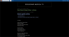 Desktop Screenshot of escucharmusica-71.blogspot.com