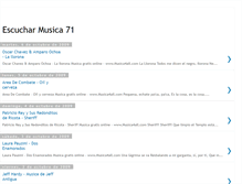 Tablet Screenshot of escucharmusica-71.blogspot.com
