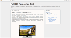 Desktop Screenshot of fullhdfernsehertest.blogspot.com