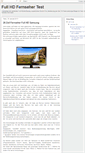 Mobile Screenshot of fullhdfernsehertest.blogspot.com