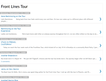 Tablet Screenshot of frontlinestour.blogspot.com