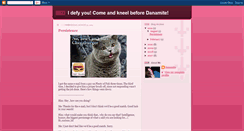 Desktop Screenshot of kneelbeforedanar.blogspot.com