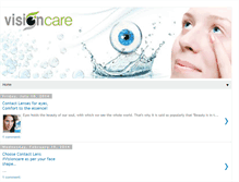 Tablet Screenshot of contact-lenses-india.blogspot.com