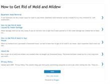 Tablet Screenshot of howtogetridofmoldandmildew.blogspot.com