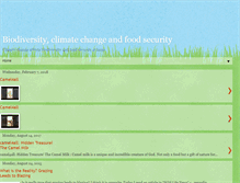 Tablet Screenshot of biodiversityandclimatechange.blogspot.com