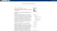 Desktop Screenshot of dacion-pago.blogspot.com