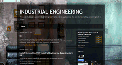 Desktop Screenshot of aboutindustrialengineering.blogspot.com