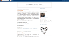 Desktop Screenshot of desarrollophp.blogspot.com