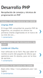 Mobile Screenshot of desarrollophp.blogspot.com
