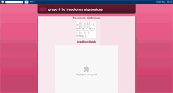 Desktop Screenshot of grupo63dfraccionesalgebraicas.blogspot.com