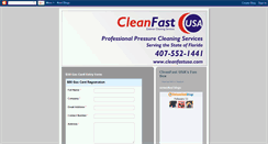 Desktop Screenshot of cleanfastusa.blogspot.com