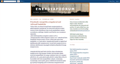 Desktop Screenshot of energiafoorum.blogspot.com