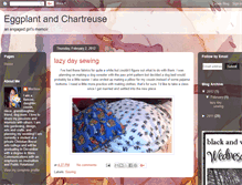 Tablet Screenshot of eggplantandchartreuse.blogspot.com