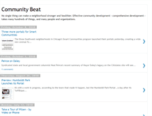 Tablet Screenshot of communitybeat.blogspot.com