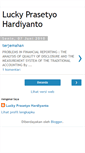 Mobile Screenshot of luckyprasetyohardiyanto.blogspot.com