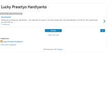 Tablet Screenshot of luckyprasetyohardiyanto.blogspot.com