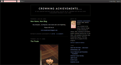 Desktop Screenshot of crowningachievements.blogspot.com