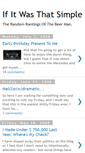 Mobile Screenshot of ifitwasthatsimple.blogspot.com