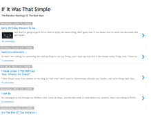 Tablet Screenshot of ifitwasthatsimple.blogspot.com