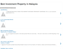 Tablet Screenshot of bestinvestmentpropertyinmalaysia.blogspot.com