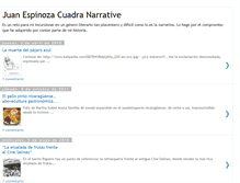 Tablet Screenshot of juanespinozacuadranarrative.blogspot.com