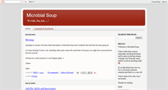 Desktop Screenshot of microbial-soup.blogspot.com
