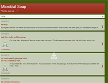 Tablet Screenshot of microbial-soup.blogspot.com