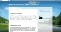 Desktop Screenshot of lasvegasallinclusivevacationpackages2.blogspot.com