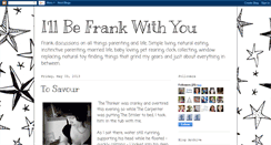 Desktop Screenshot of befrankwithyou.blogspot.com