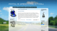 Desktop Screenshot of festivalarteyculturadepuebla.blogspot.com